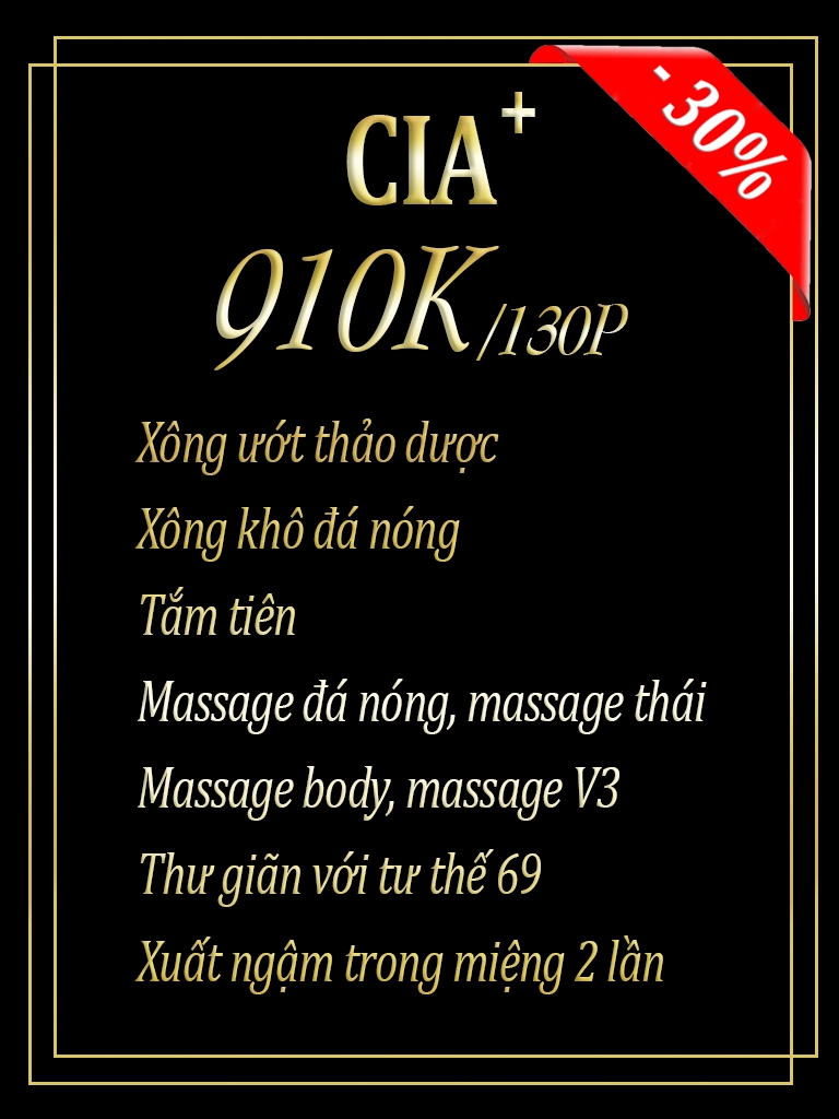 Vé CIA VIP cơ sở ozawa Gò Vấp